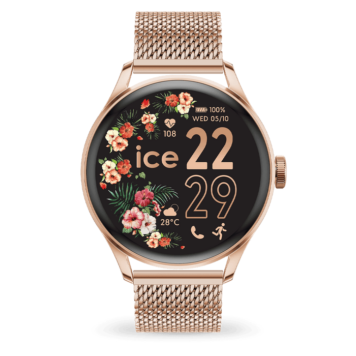 Reloj ICE smart 2.0 Round Rose-Gold Milanese - Relojería Joyería Orlando