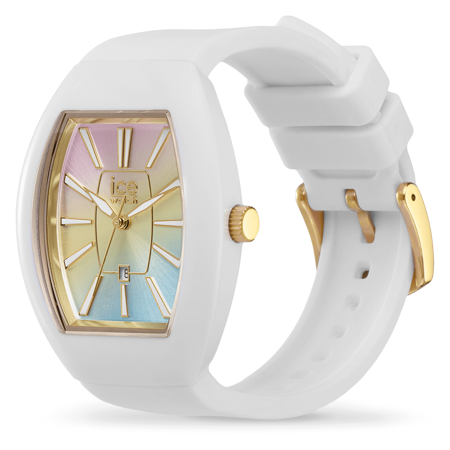ICE Dome Plastic White Sunset Rainbow (JO-024035) - Relojería Joyería Orlando