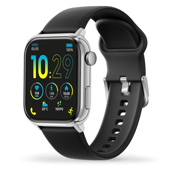 Reloj Smartwatch Ice Smart 3.0 Rectangular 1.78 Silver-Black JO-ice-smart-3-0-rectangular-1-78-silver-black - Relojería Joyería Orlando