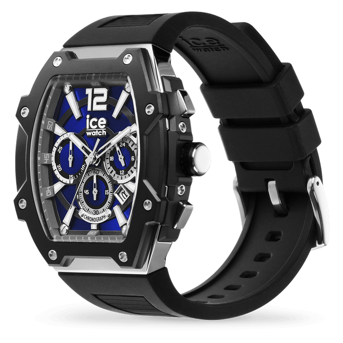 ICE-BOLIDAY Black Blue Silver Acero - Relojería Joyería Orlando