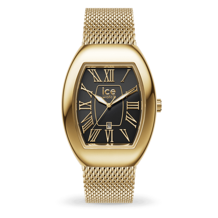 ICE Dome Metal Mesh Black Gold (JO-024486) - Relojería Joyería Orlando
