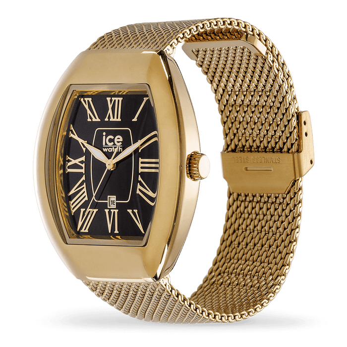 ICE Dome Metal Mesh Black Gold (JO-024486) - Relojería Joyería Orlando