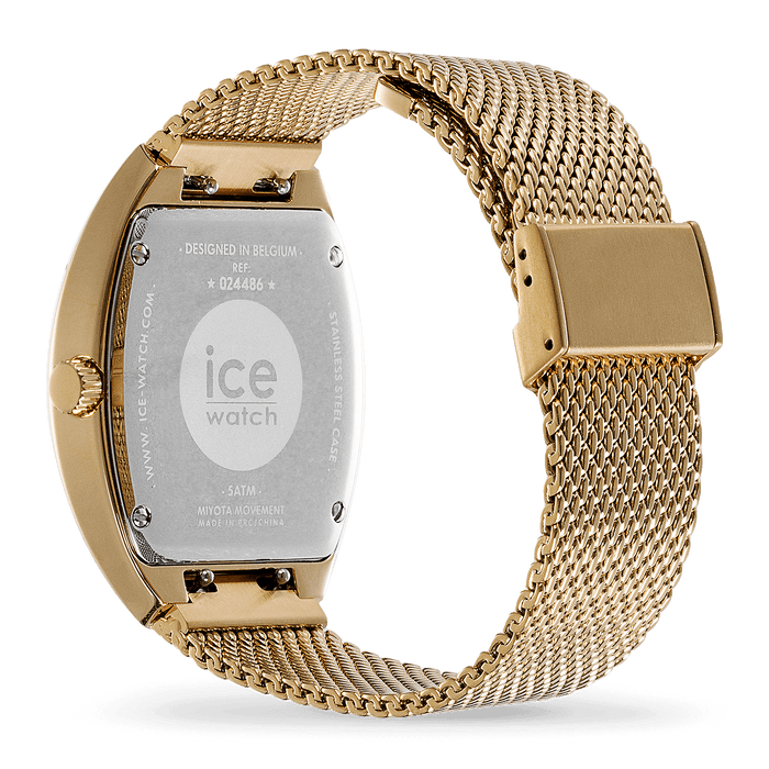 ICE Dome Metal Mesh Black Gold (JO-024486) - Relojería Joyería Orlando