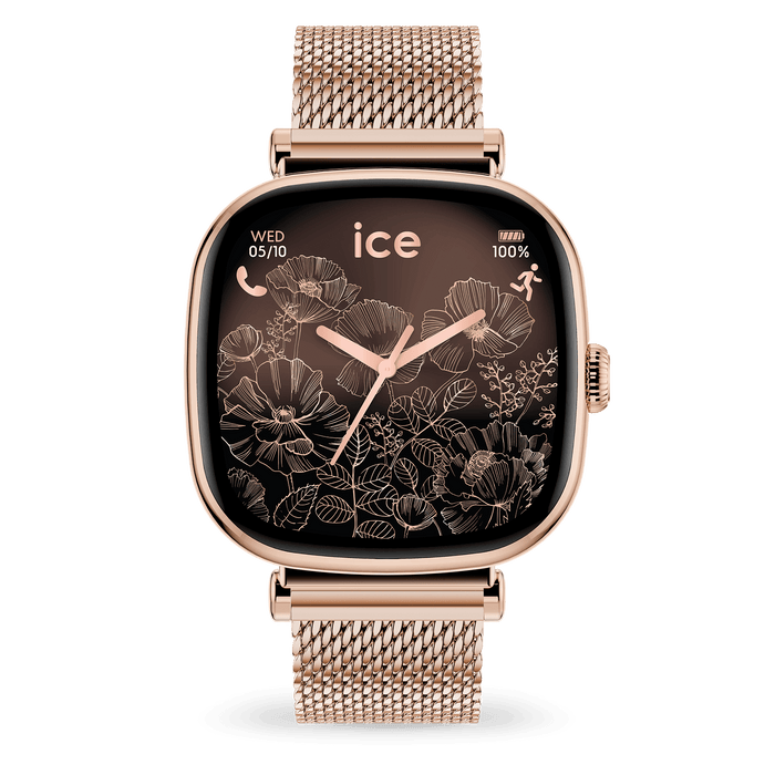 Reloj ICE smart SQ 2.0 Square Rose-Gold Milanese - Relojería Joyería Orlando