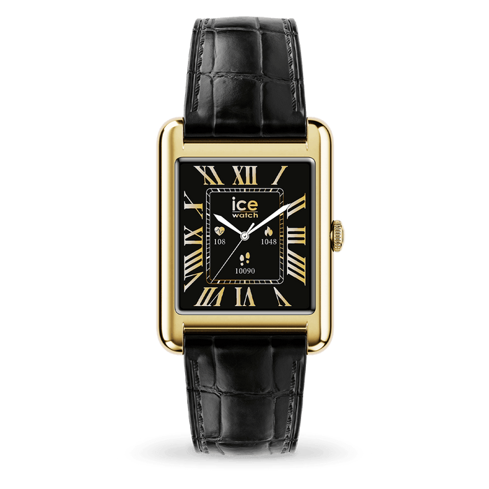 Reloj Smartwatch Ice Smart TKS 2.0 1.41 Gold-Black Croco JO-ice-smart-tks-2-0-rectangular-1-41-gold-black-croco - Relojería Joyería Orlando
