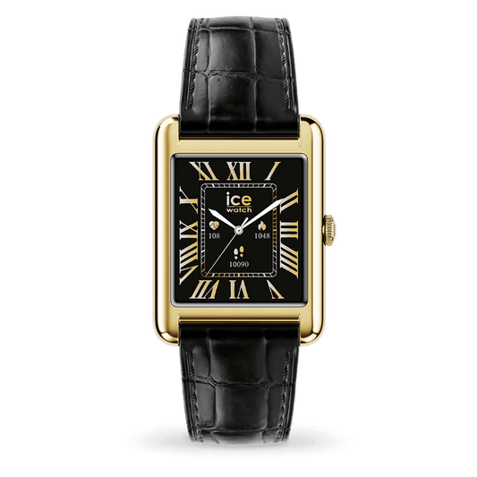 Reloj Smartwatch Ice Smart TKS 2.0 1.41 Gold-Black Croco JO-ice-smart-tks-2-0-rectangular-1-41-gold-black-croco - Relojería Joyería Orlando