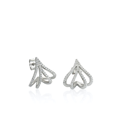 Pendientes originales diseño cuatro carriles JO-19411-A