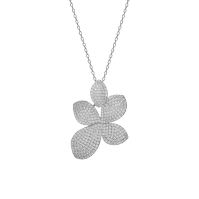 Collar Floral Circonitas JO-19943-PE