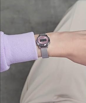 Reloj Casio Vintage  Malla Milanesa Rosa - JO-LA700WEM-4AEF
