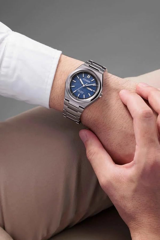 Reloj Citizen Caballero 3 Agujas Super Titanium JO-AW0130-85L - Relojería Joyería Orlando