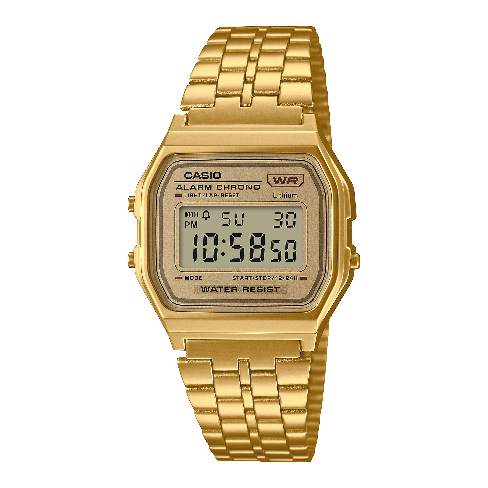 Reloj Casio Vintage  Dorado Espejo - JO-A168WG-9EF