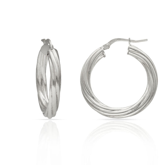 AROS PLATA 925MM RIZADOS - 20MM