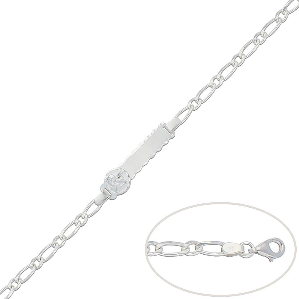 PULSERA PLATA 925MM ANGEL - 17.50CM