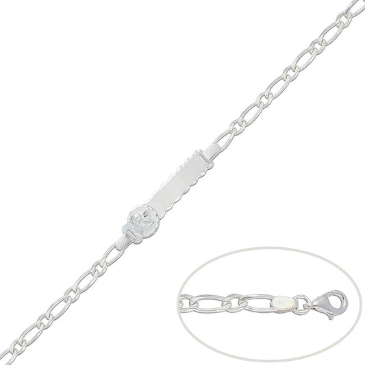 PULSERA PLATA 925MM ANGEL - 17.50CM