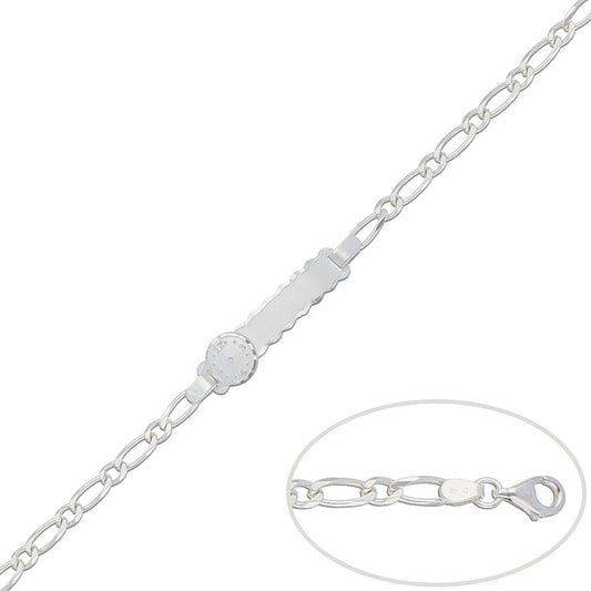 PULSERA PLATA 925MM RELOJ - 17.50CM