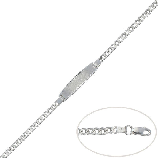 BRAÇALET BARBADA PLATA 925MM - 4MM