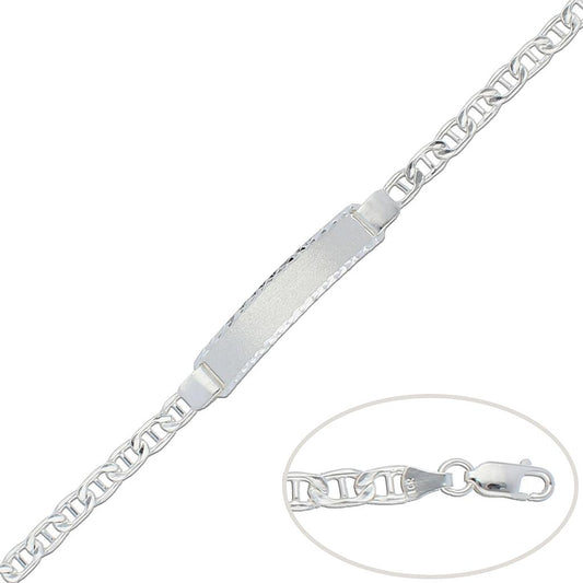 BRAÇALET AMB PLACA PLATA 925MM