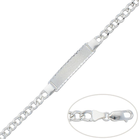 BRAÇALET BARBADA PLATA 925MM - 6MM