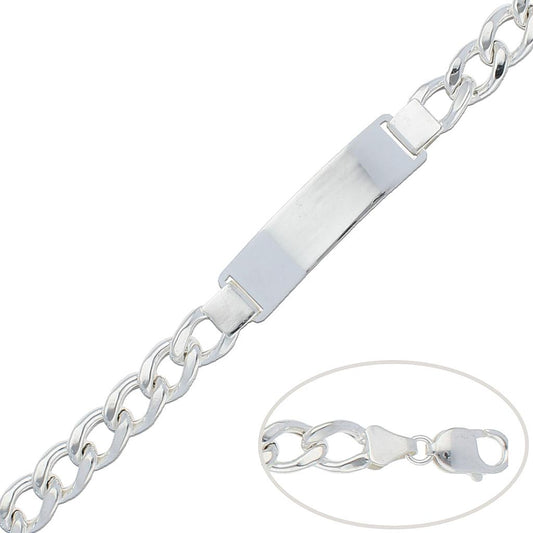 BRAÇALET BARBADA PLATA 925MM - 10MM