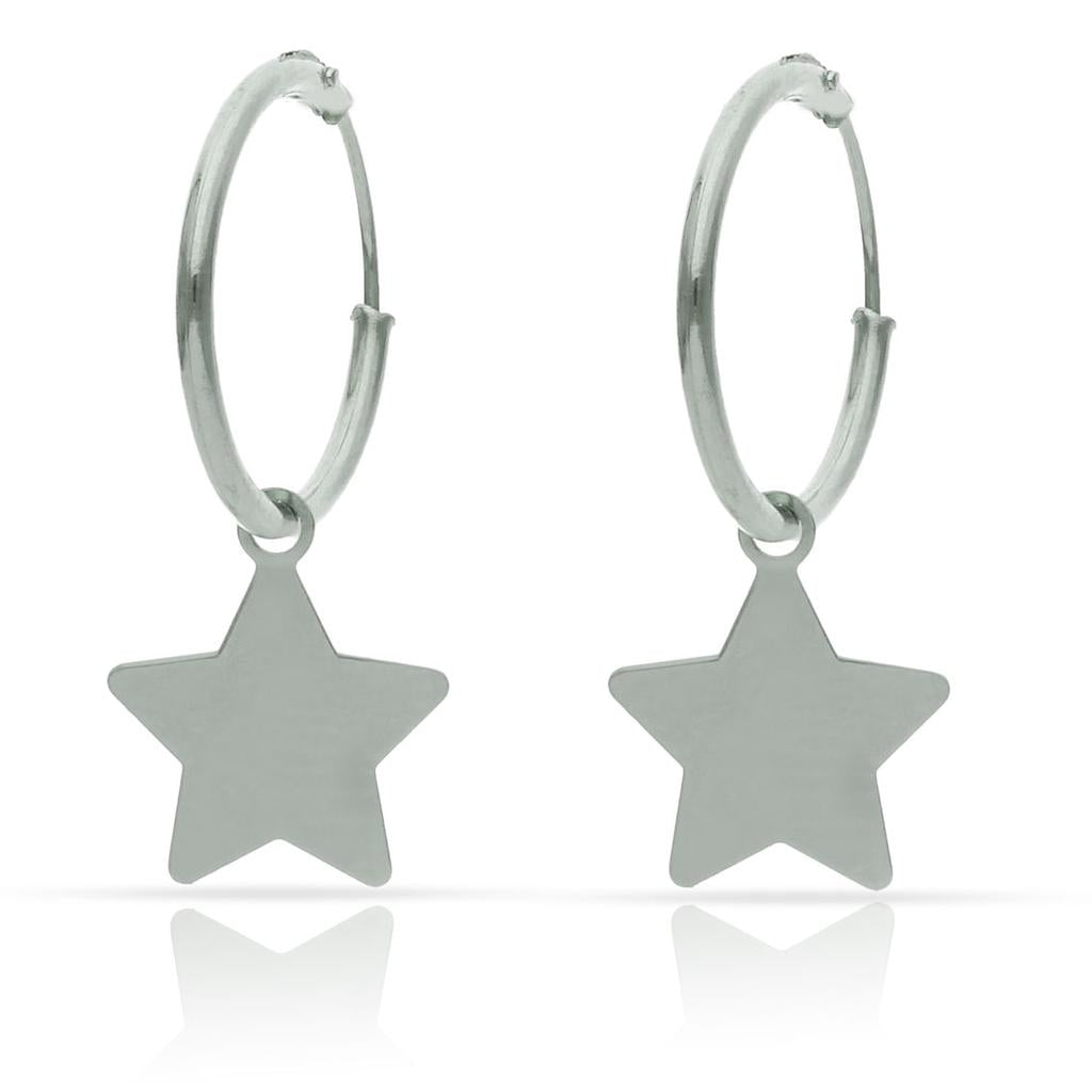 CERCLES PLATA 925MM ESTRELLA - 12MM