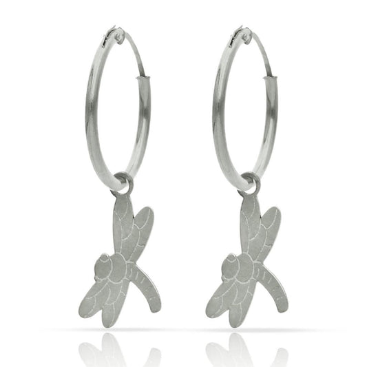 CERCLES PLATA 925MM LIBELULA - 12MM