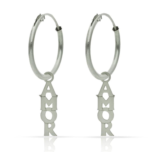 CERCLES PLATA 925MM AMOR - 12MM