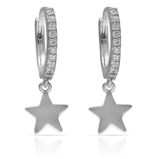 ARRACADES PLATA 925MM ESTRELLES + CIRCONETES