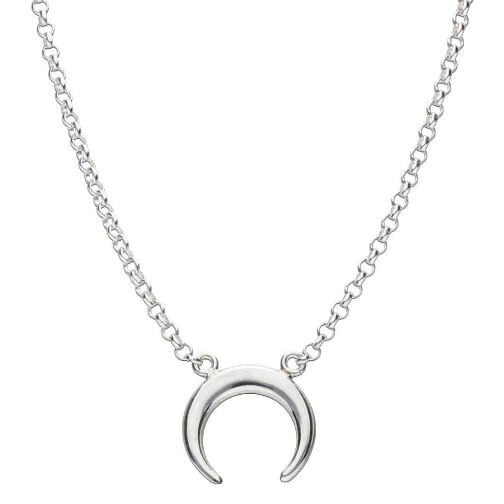 GARANTILLA MITJANA LLUNA PLATA 925MM