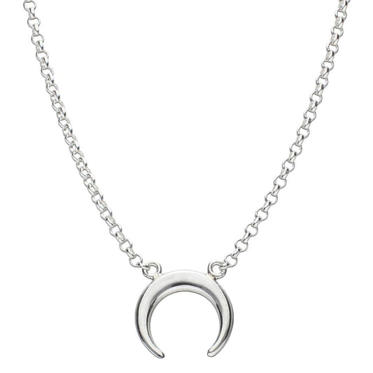 GARANTILLA MITJANA LLUNA PLATA 925MM