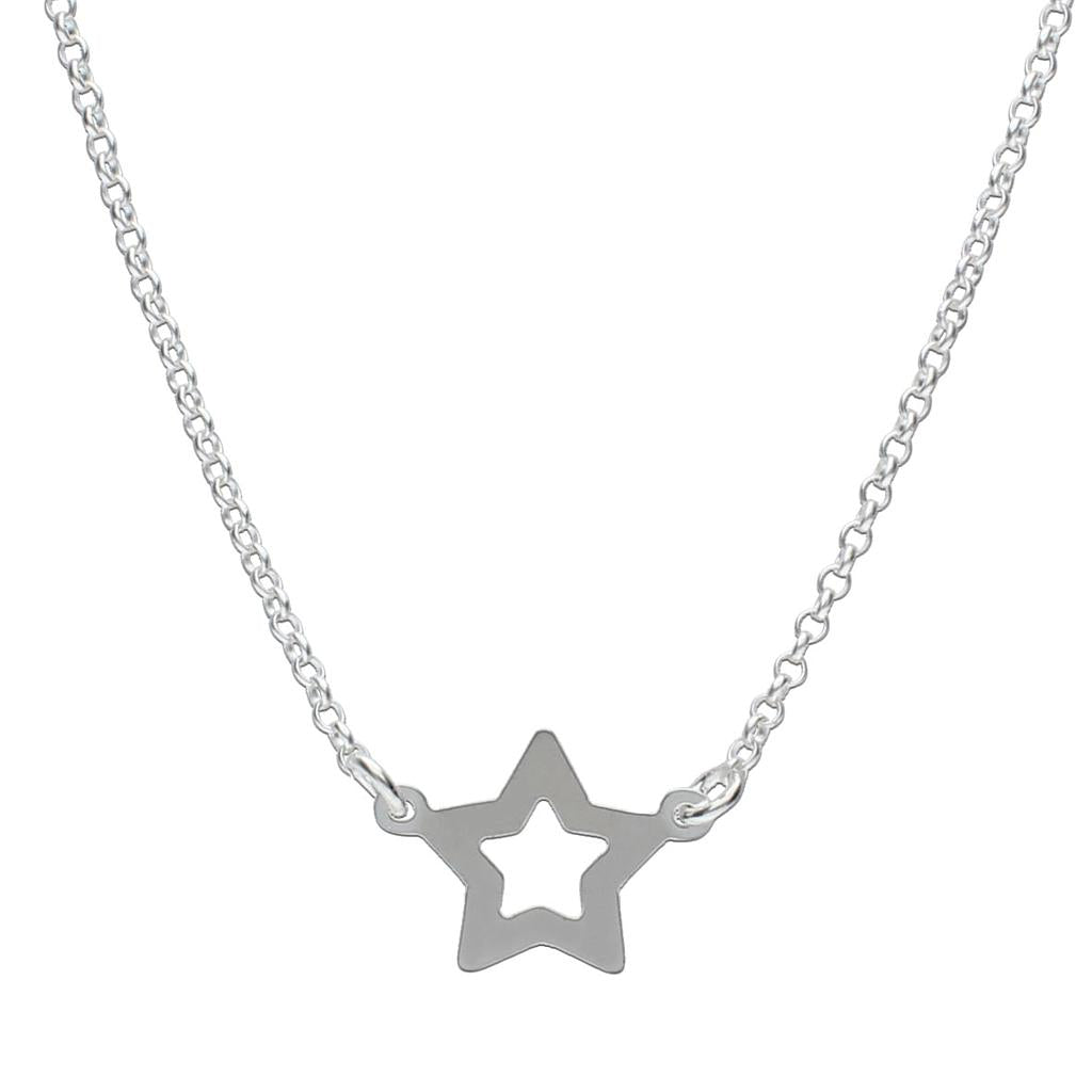 GARANTILLA PLATA 925MM ESTRELLA