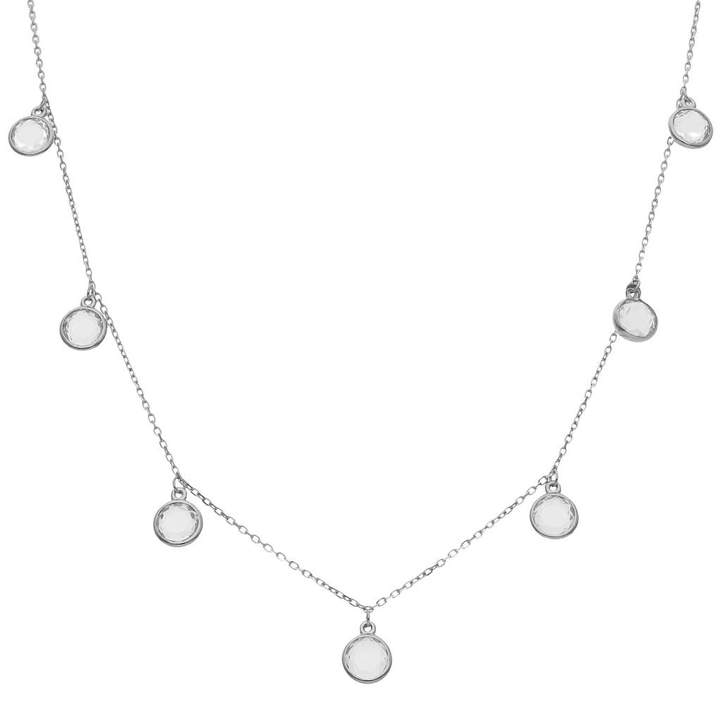 GARANTETA PLATA 925MM PEDRES CIRCONETES