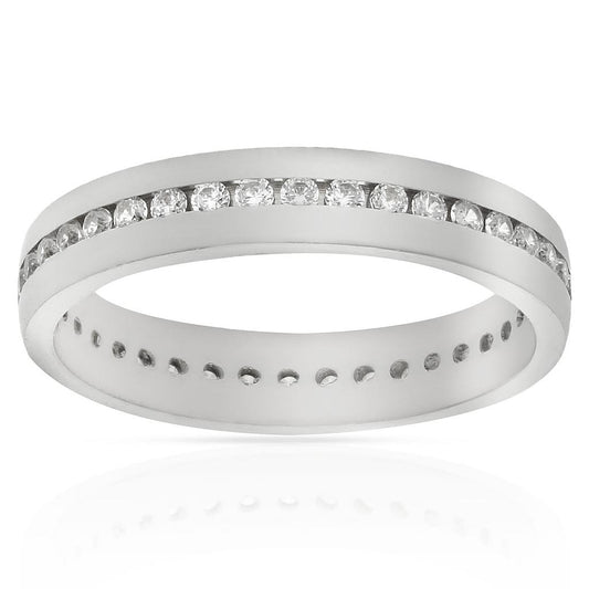 ALIANZA PLATA 925MM CIRCONITA - 4MM