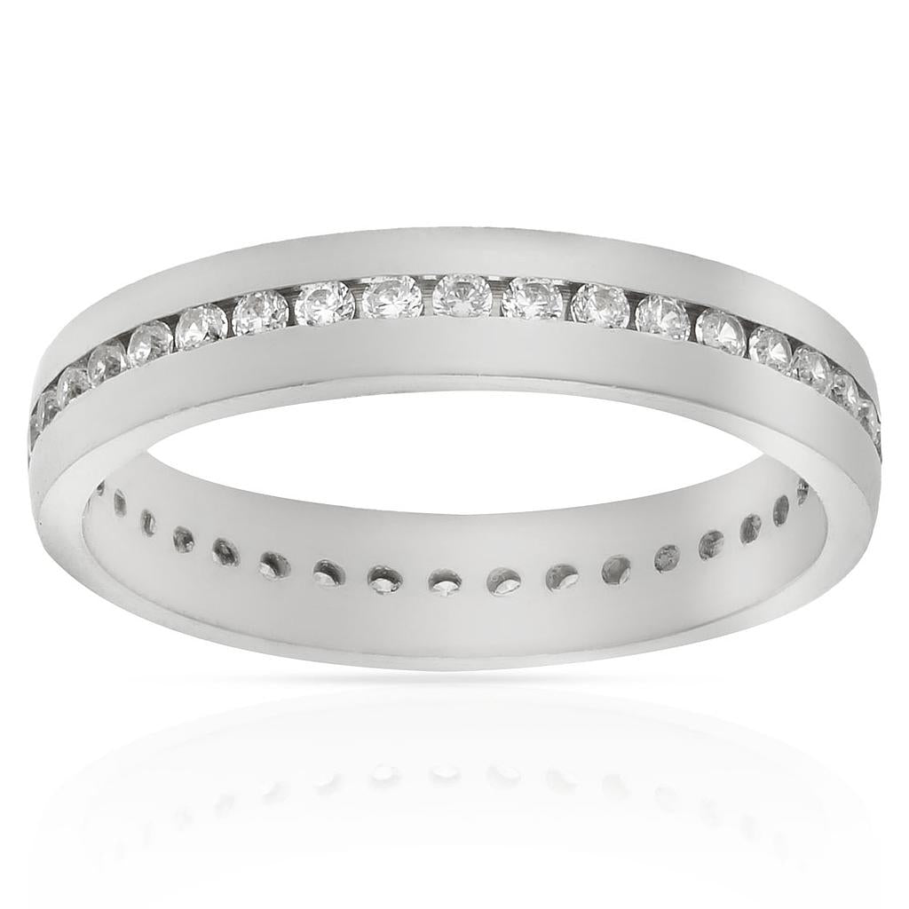 ALIANZA PLATA 925MM CIRCONITA - 4MM