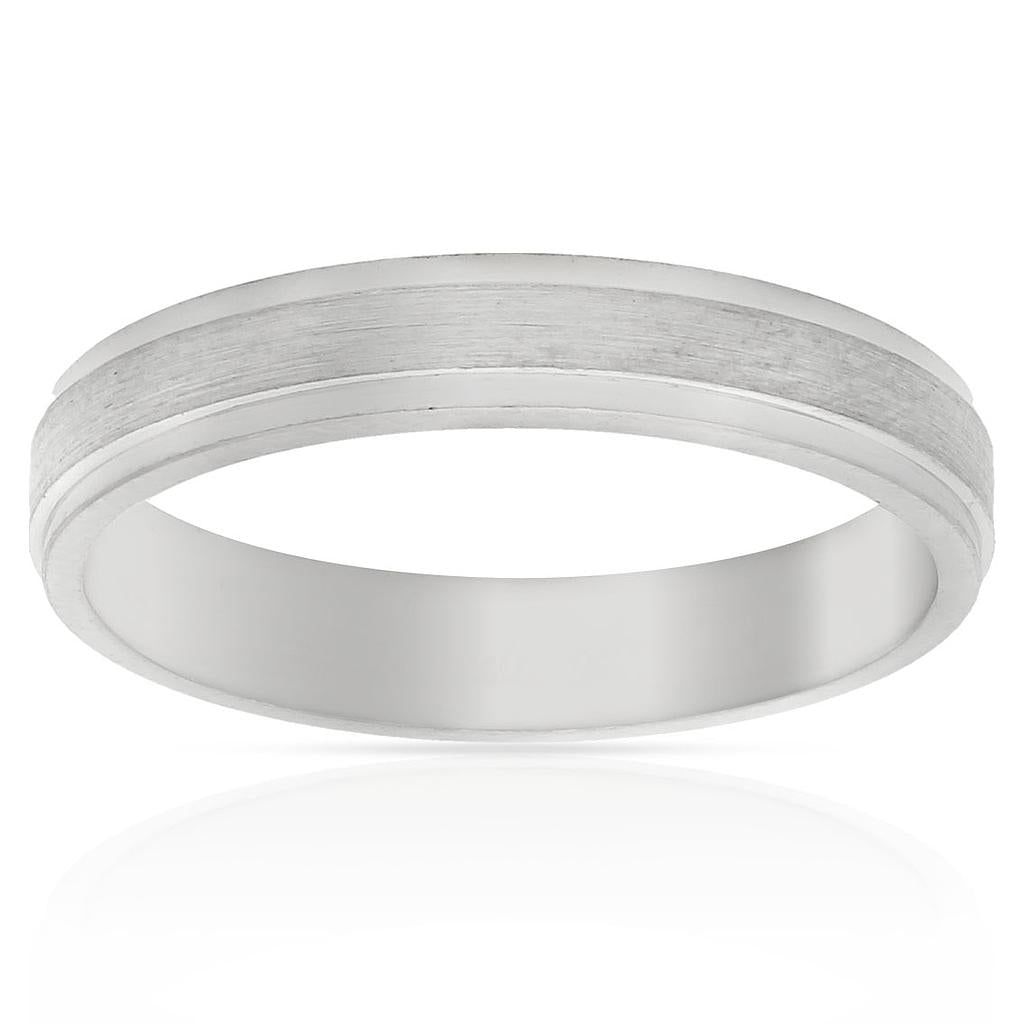 ALIANÇA PLATA 925MM - 4MM