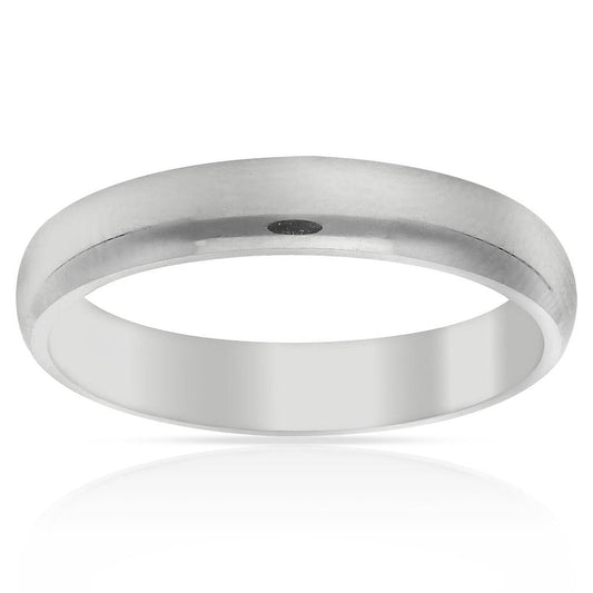 ALIANÇA PLATA 925MM MITJA CANYA - 4MM