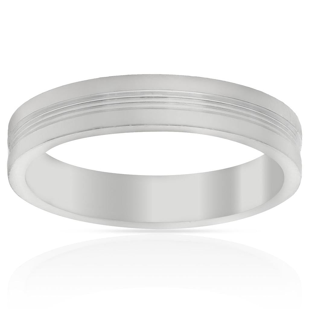 ALIANÇA PLATA 925MM - 4MM