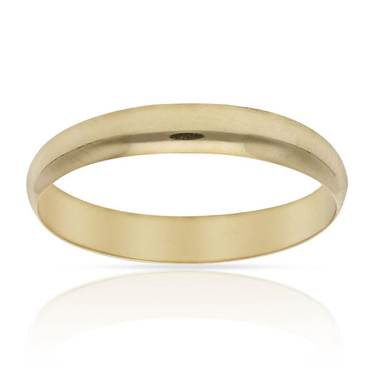 ALIANZA ORO 18KL LISA MEDIA CAÑA - 3.50MM