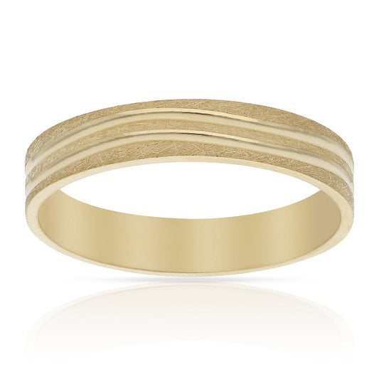 ALIANZA ORO 18KL TALLADA - 4MM