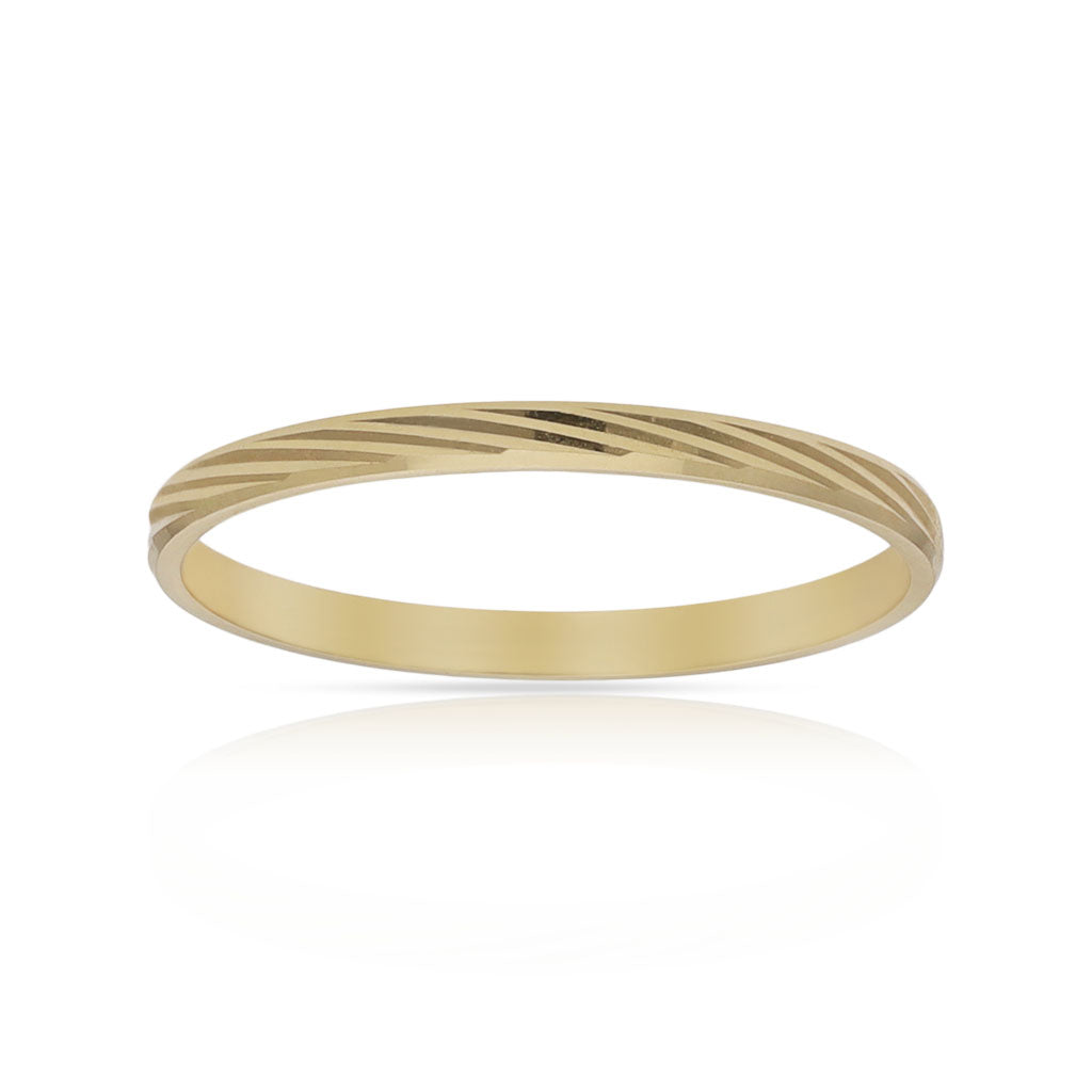 ALIANZA ORO 18KL TALLADA - 1.80MM