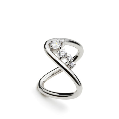 Anillo Plata Curvado JO-19673-R