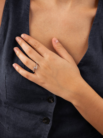 Anillo Fino Circonitas Plata JO-20040-R