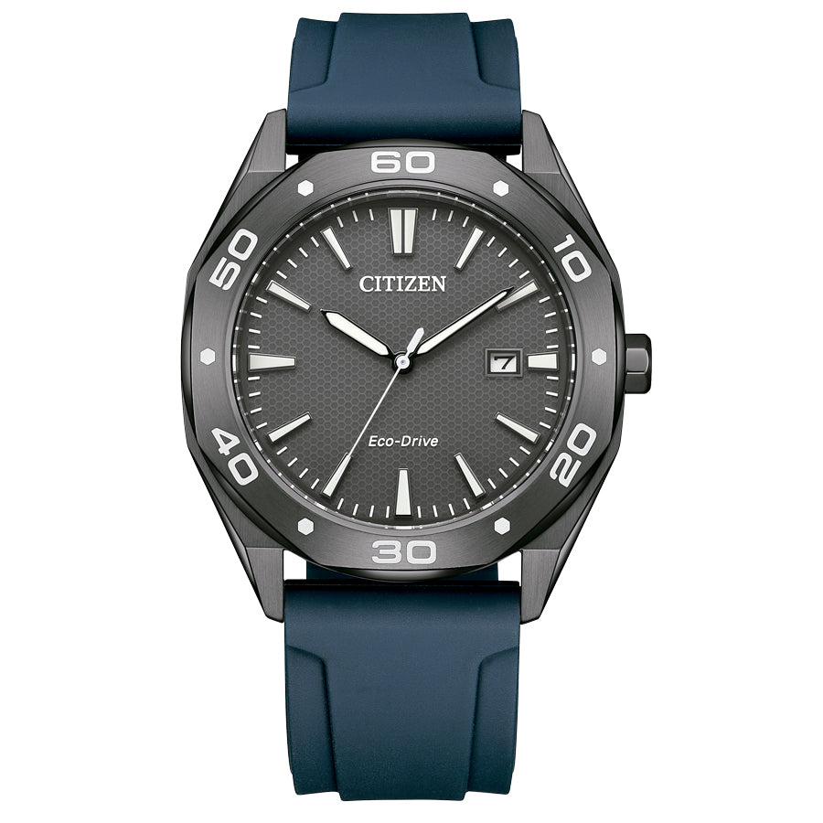 Reloj Citizen Caballero Eco Drive 3 Agujas Silicona BM7638-02H - Relojería Joyería Orlando