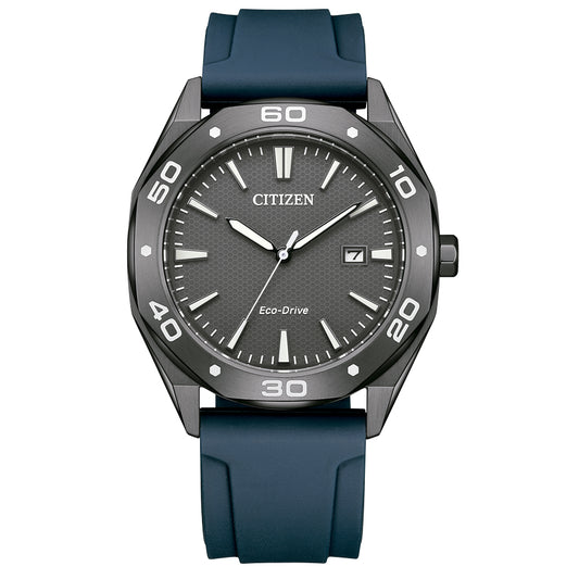 Reloj Citizen Caballero Eco Drive 3 Agujas Silicona BM7638-02H - Relojería Joyería Orlando