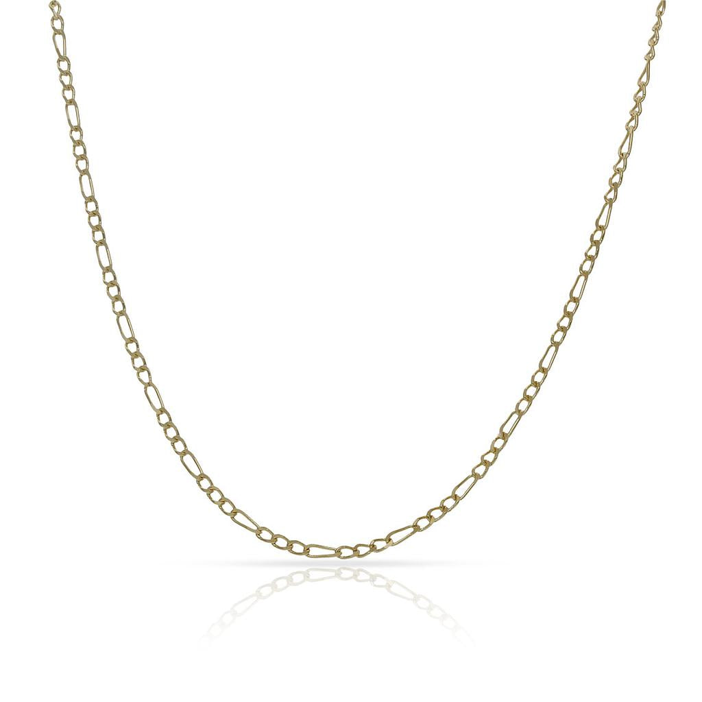 CADENA ORO 18KL MACIZA 3x1 - 1.50MM