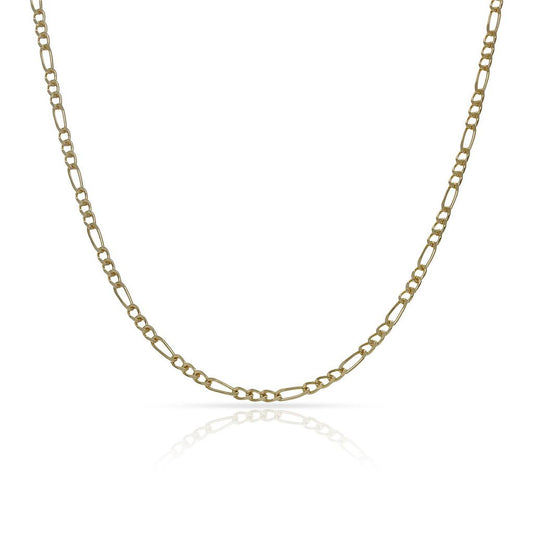 CADENA ORO 18KL MACIZA 3X1 - 2MM