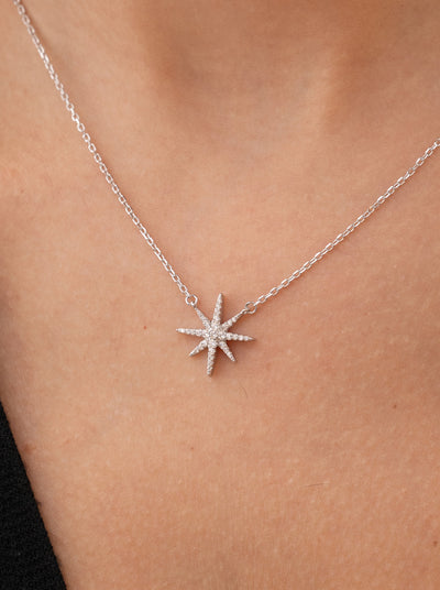 Collar Plata Estrella JO-19940-PE