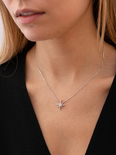 Collar Plata Estrella JO-19940-PE