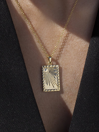 Collar Medalla Solar JO-19427-PE