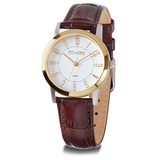 Reloj Duward Mujer Elegance Piel Marrón JO-D15342.31 - Relojería Joyería Orlando