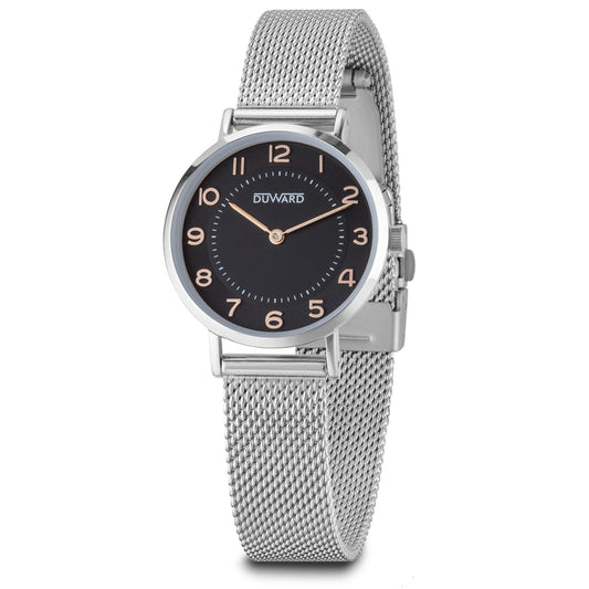 Reloj Duward Mujer Malla Milanesa Gris JO-D25115.02 - Relojería Joyería Orlando